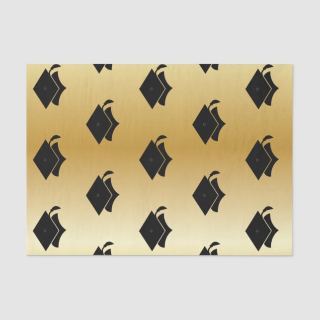 Graduation Gold Tissue Paper (Front)