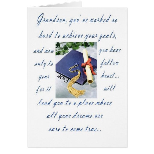 Graduation-Grandson, Happy Graduation Greeting Card | Zazzle