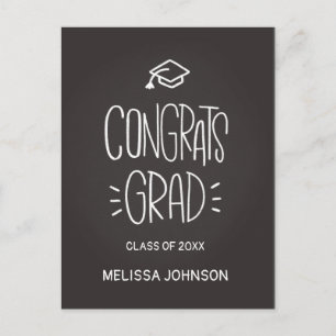 Graduation Greeting Postcard