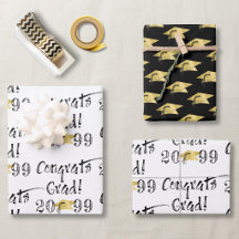 Graduation Hand Lettered CONGRATS GRAD