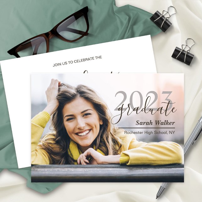 Graduation High School Photo Invitation (Creator Uploaded)
