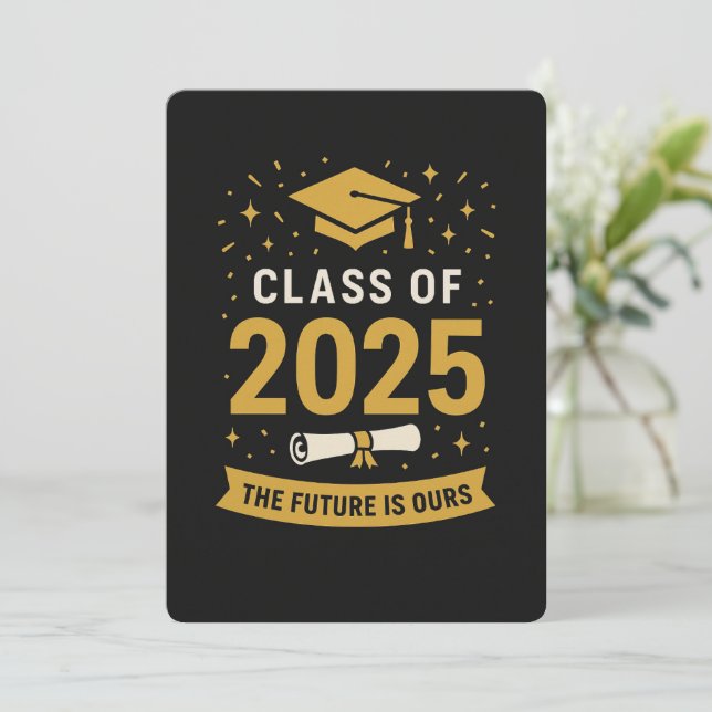 graduation invitation (Standing Front)