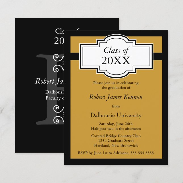 Graduation Invitation (Front/Back)