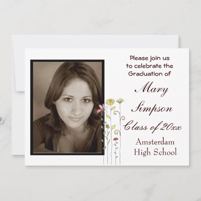 Graduation Invitation Cards (Front)