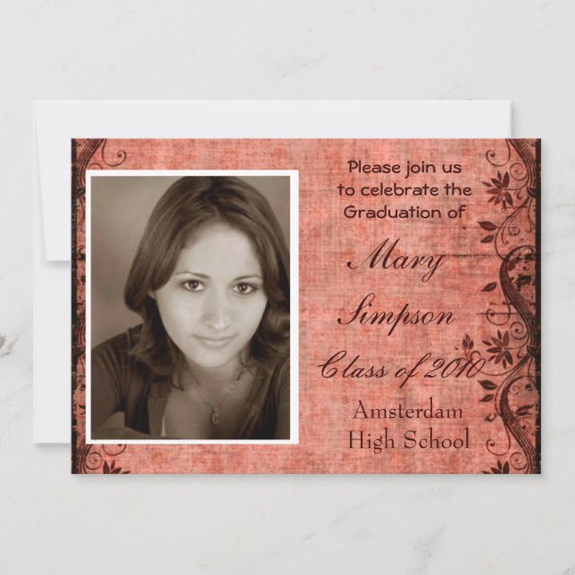 Graduation Invitation Cards (Front)