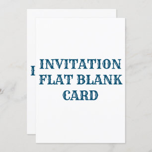 GRADUATION INVITATION FLAT CARD