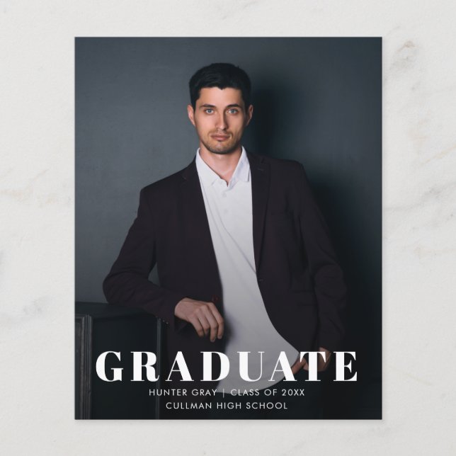 Graduation Invitation Flyer (Front)