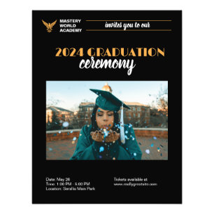 Graduation Invitation Senior Graduate Announcement Photo Print