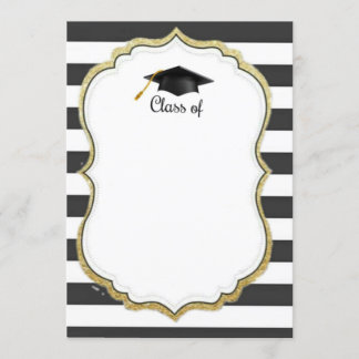 Graduation invitation template