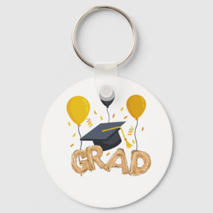 Graduation Joy Captured in a Dreamy Design Keychain