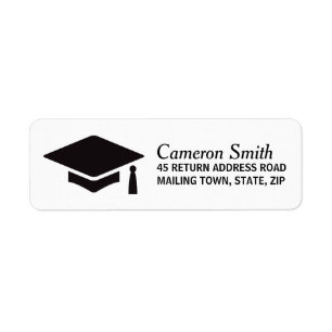 Graduation labels - custom colour background