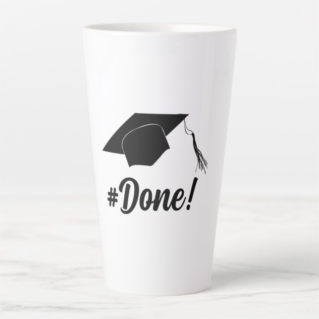 Graduation  latte mug (Front)