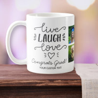 Graduation Live Laugh Love Graduate Photo Collage