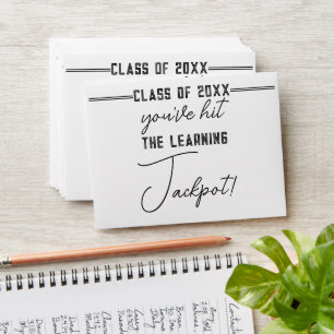 graduation lottery ticket party favor class of  envelope