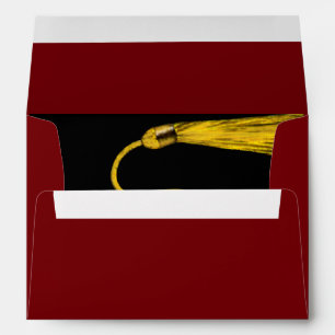 Graduation Maroon Envelope