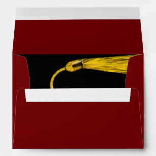 Graduation Maroon Envelope