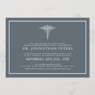 Graduation Médicale minimale Invitation à la retra