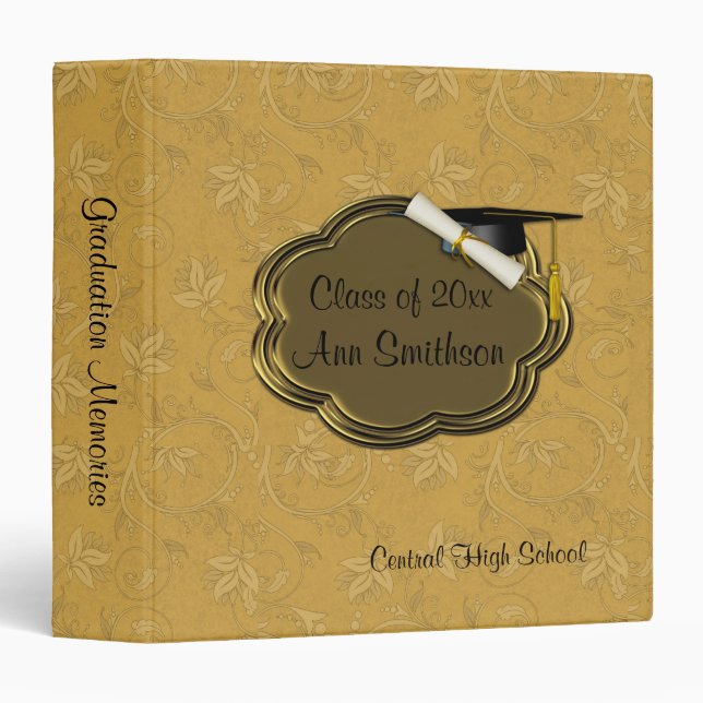 Graduation Memory Binder (Front/Spine)