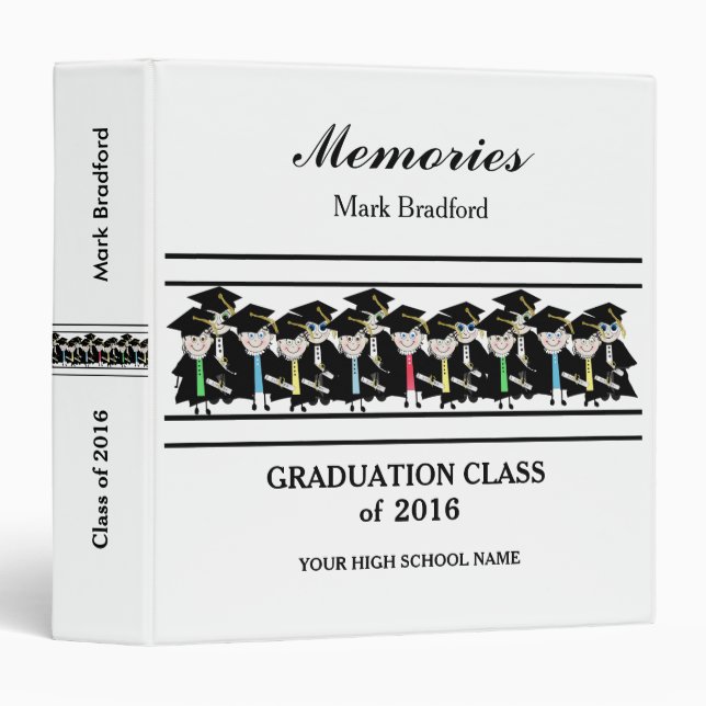 GRADUATION MEMORY BINDER - CLASS OF (?) (Front/Spine)