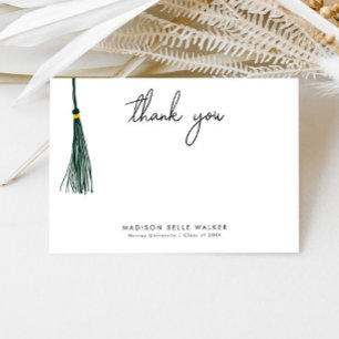Graduation Merci Green Tassel