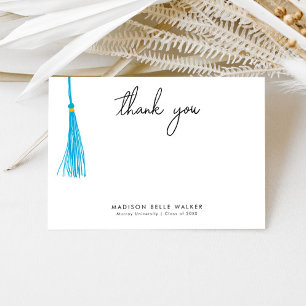 Graduation Merci Sky Blue Tassel
