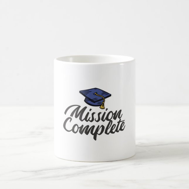 Graduation Mission Complete Coffee Mug (Center)