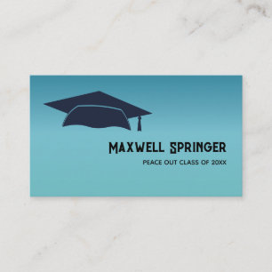 Graduation Modern Name Card  Insert Card
