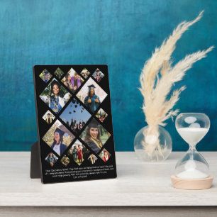 Graduation Modern Photo Collage Plaque