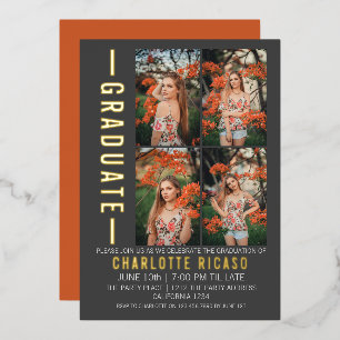 Graduation Modern Photo Template Personalized