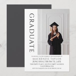 Graduation Modern Photo Template Personalized