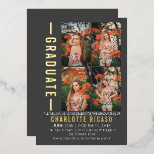 Graduation Modern Photo Template Personalized