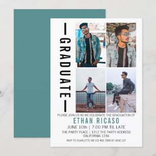 Graduation Modern Photo Template Personalized