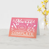 Graduation Modern Pink Grad Nurse