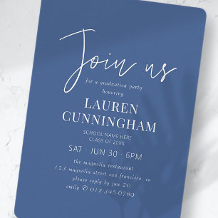 Graduation Modern Simple Minimalist Chic Invitation