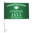 Graduation Moderne Félicitations Vert