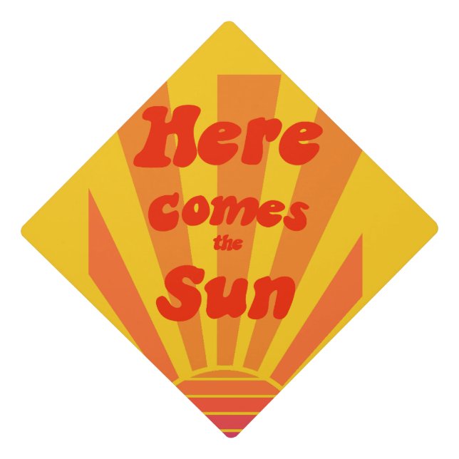 Graduation Motivational Quote Cap Topper (Front)