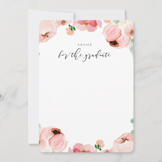 Graduation Mots de sagesse Conseils Cartes (Devant)