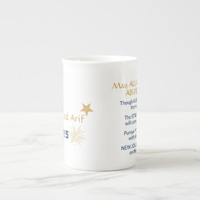 Graduation mug with message (Front)