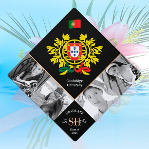Graduation multi photo & Portugal elegant Cap Topper
