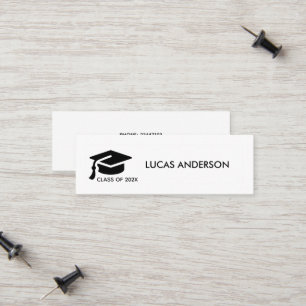 Graduation Name Card - Elegant Classic Insert Card