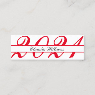Graduation Name Card . Elegant Classic Insert Card