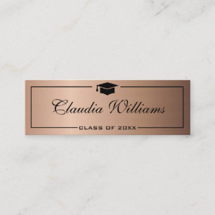 Graduation Name Card . Elegant Classic Insert Card