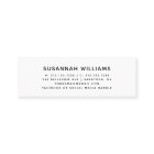 Graduation Name Card Modern Script Blue Cap