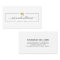 Graduation Name Card Modern Script Insert Gold Cap