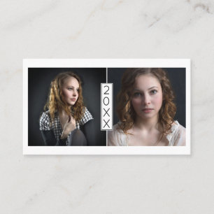 Graduation Name Card Senior Year Inserts Mod Photo