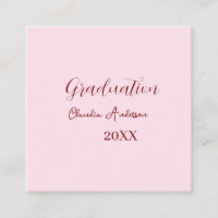 Graduation name class of 20XX mauve calligraphy co