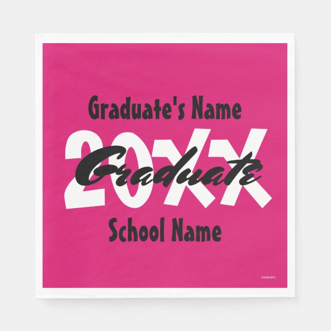 Graduation Napkins - HAMbyWG (Front)