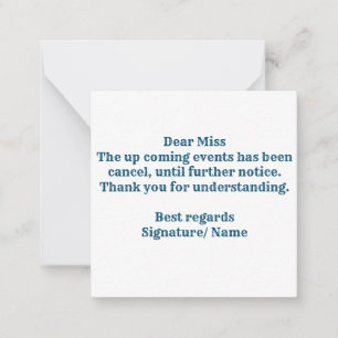 GRADUATION NOTE. FLAT NOTE CARD