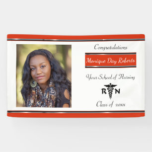 Graduation,  Nursing School, Caduceus, Custom Banner