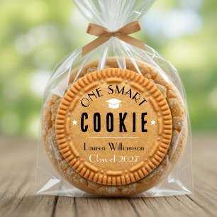 Graduation One Smart Cookie Class of Classic Round Sticker